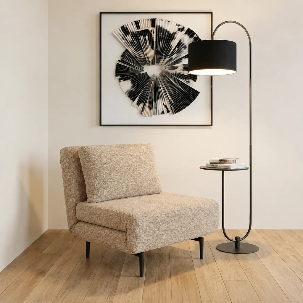 Alva Swivel Chair & SLEEPER Sofa – Moss Green