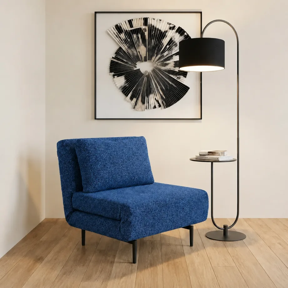 Alva Swivel Chair & SLEEPER Sofa – Moss Green
