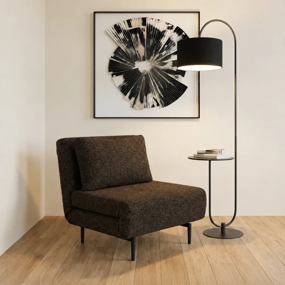 Alva Swivel Chair & SLEEPER Sofa – Moss Green