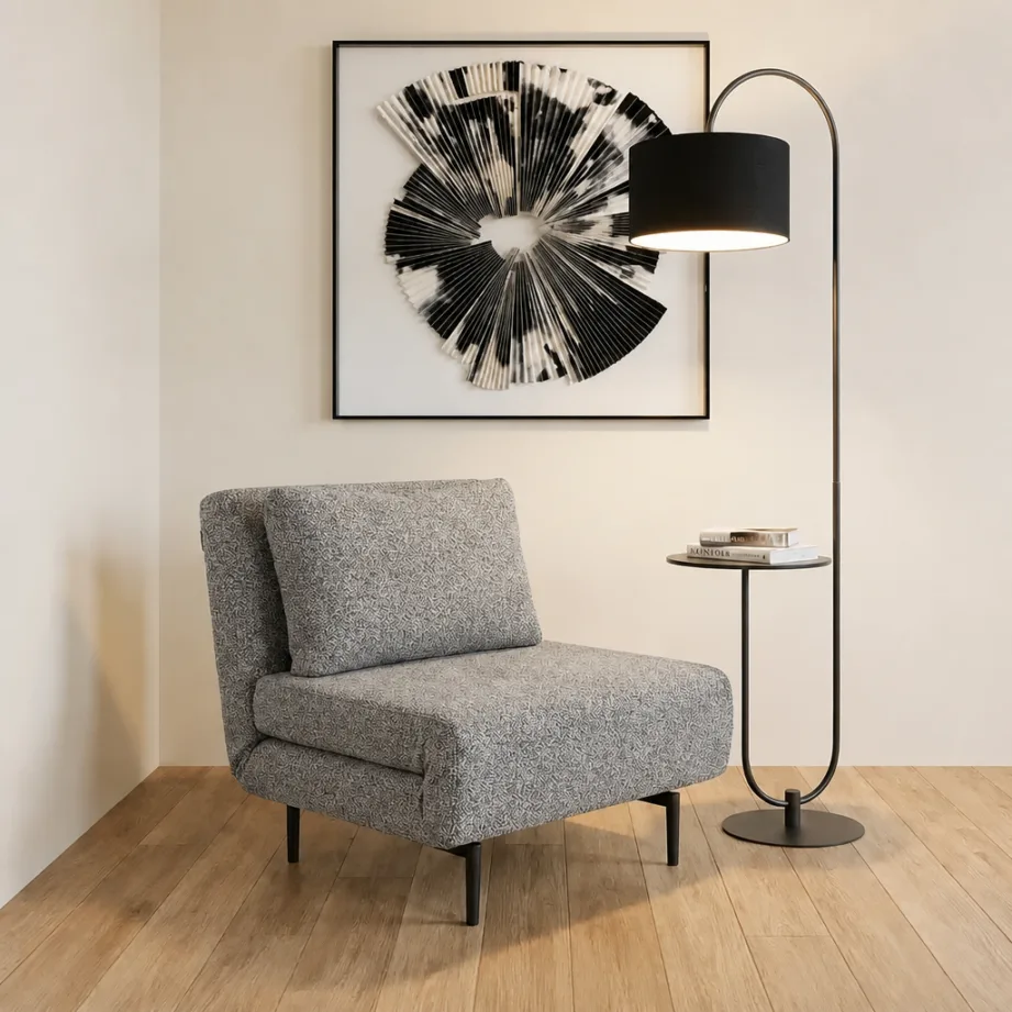 Alva Swivel Chair & SLEEPER Sofa – Moss Green