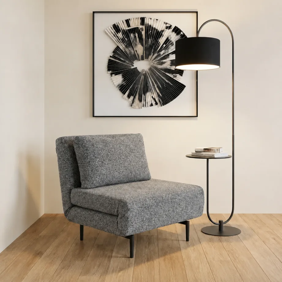 Alva Swivel Chair & SLEEPER Sofa – Moss Green