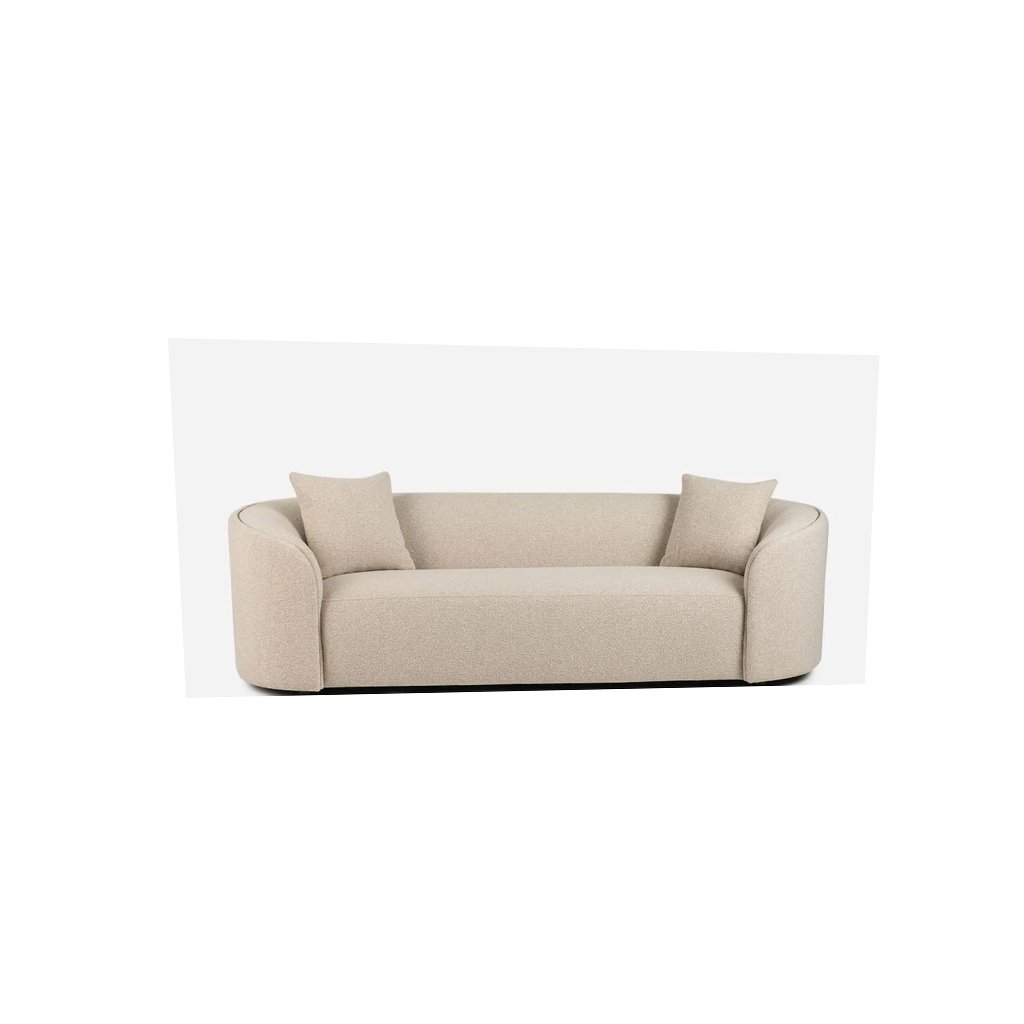Asante 3 Seater Couch Cloud Natural Side