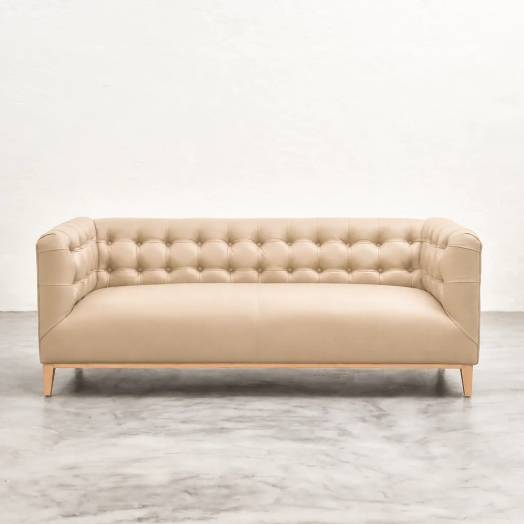 Barkly 3 Seater Leather Couch