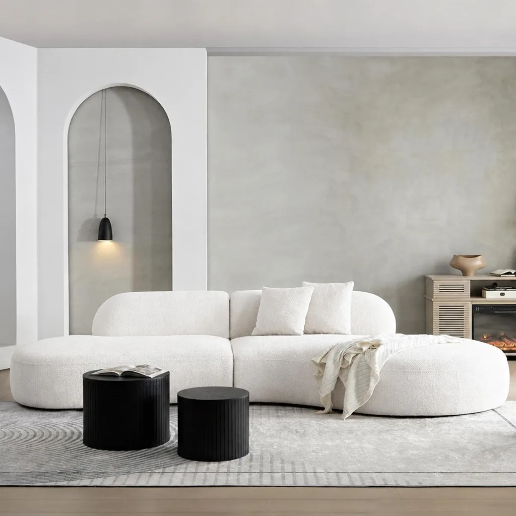 Benin Curved Sofa