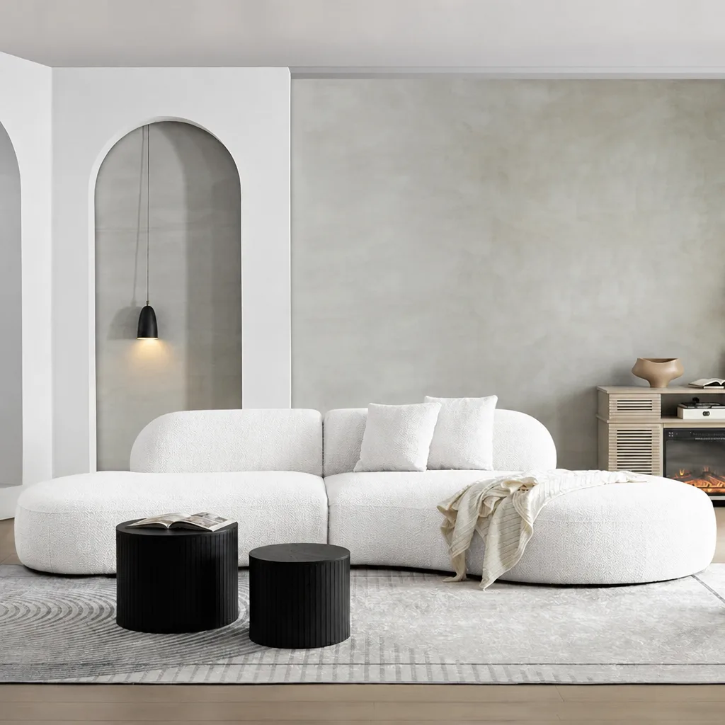 Benin Curved Sofa