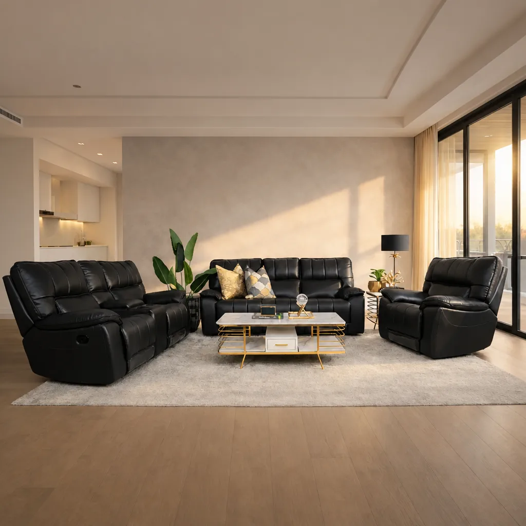 Bentley 3+2+1 Leather Recliner Home Theatre Suite