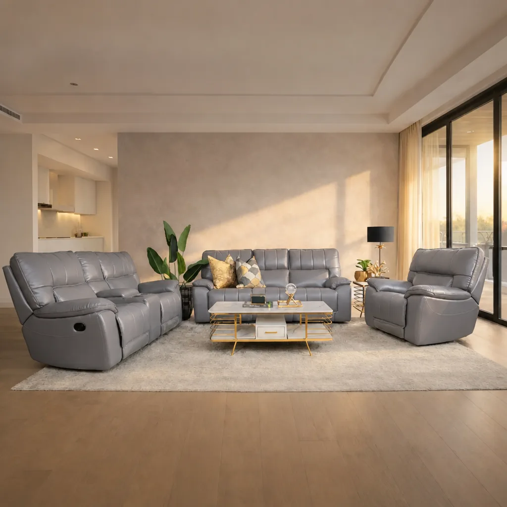 Bentley 3+2+1 Leather Recliner Home Theatre Suite