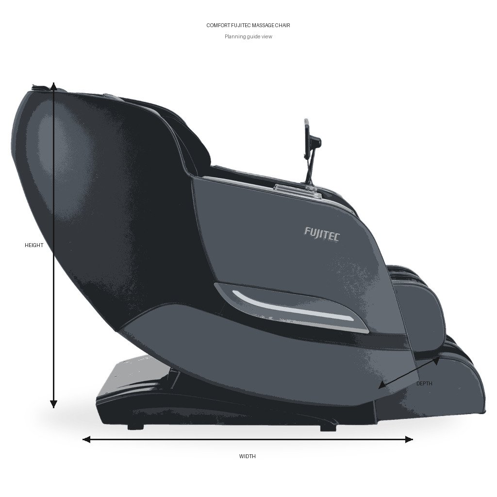 COMFORT FUJITEC MASSAGE CHAIR Dimension