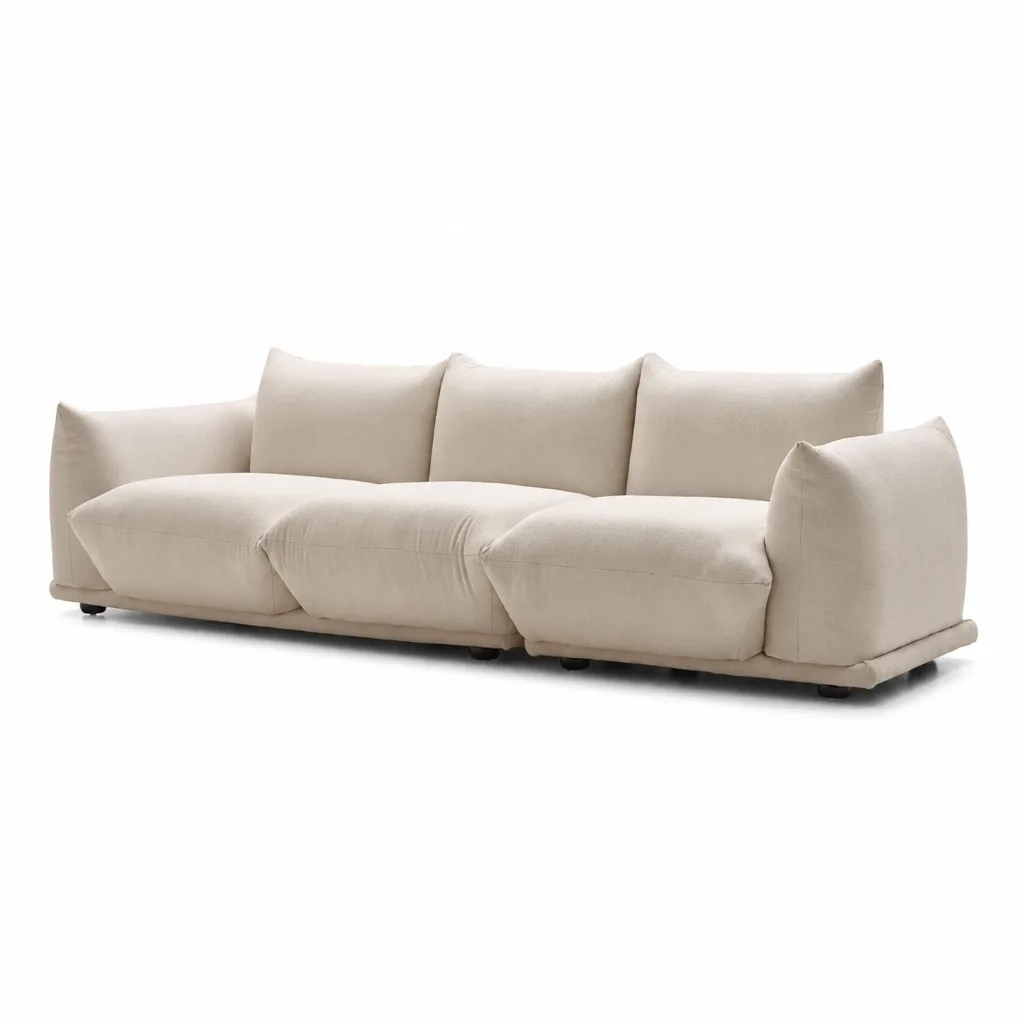 Davies 4 Seater Sherpa Sofa