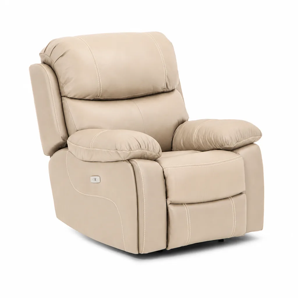 Halton Electric Single Recliner – Mocca