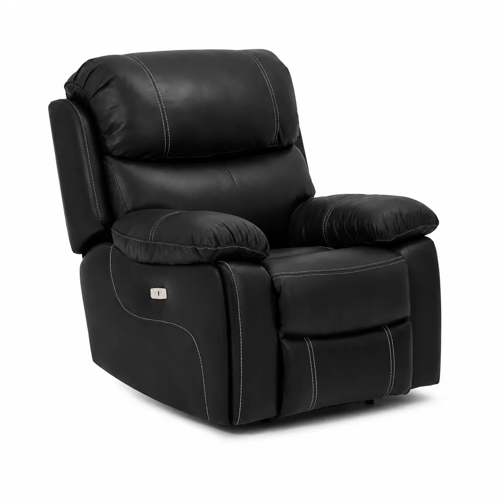 Halton Electric Single Recliner – Mocca