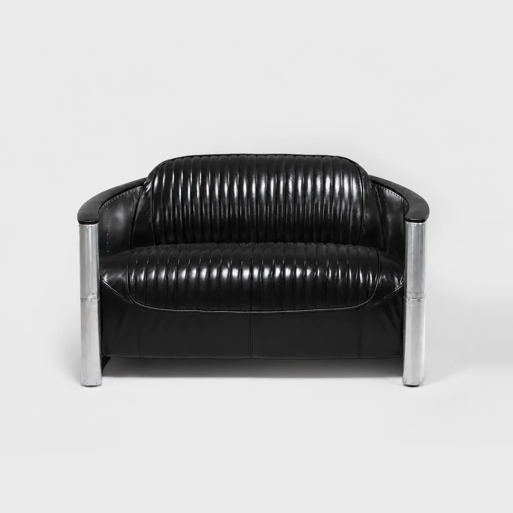 Hawker 2 Seater Leather Couch – Vintage Brown