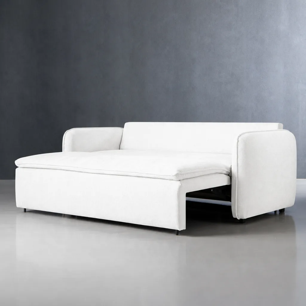 Hudson 3 Seater Sleeper Couch – Slate