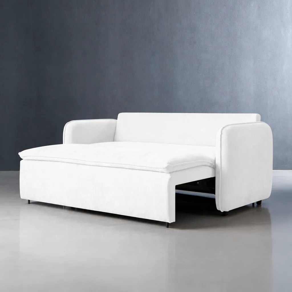 Hudson 3 Seater Sleeper Couch – Slate