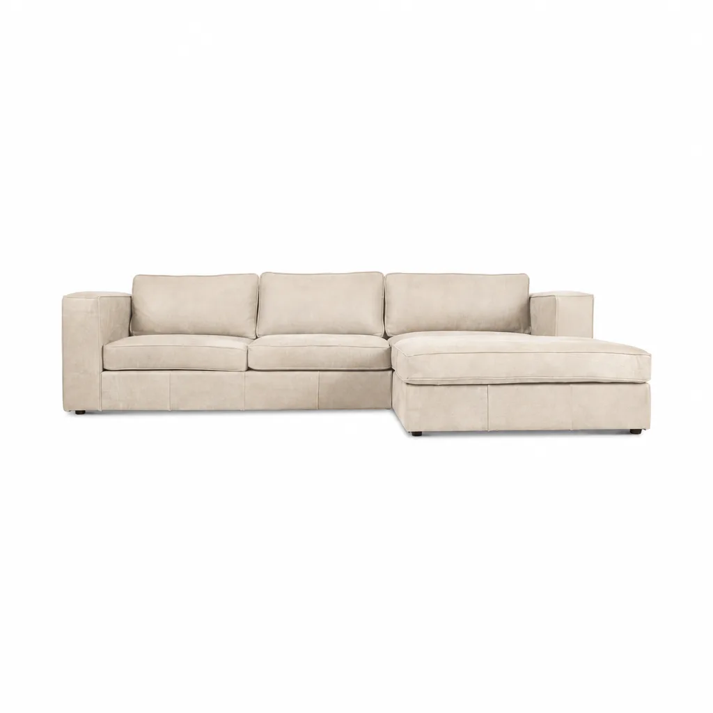 Huxley Corner Couch Kalahari Leather Brown
