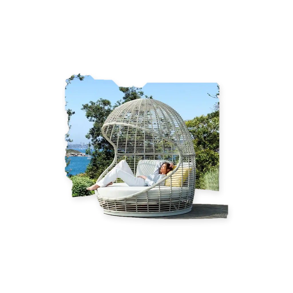 Kokoon Daybed – Light Grey Side