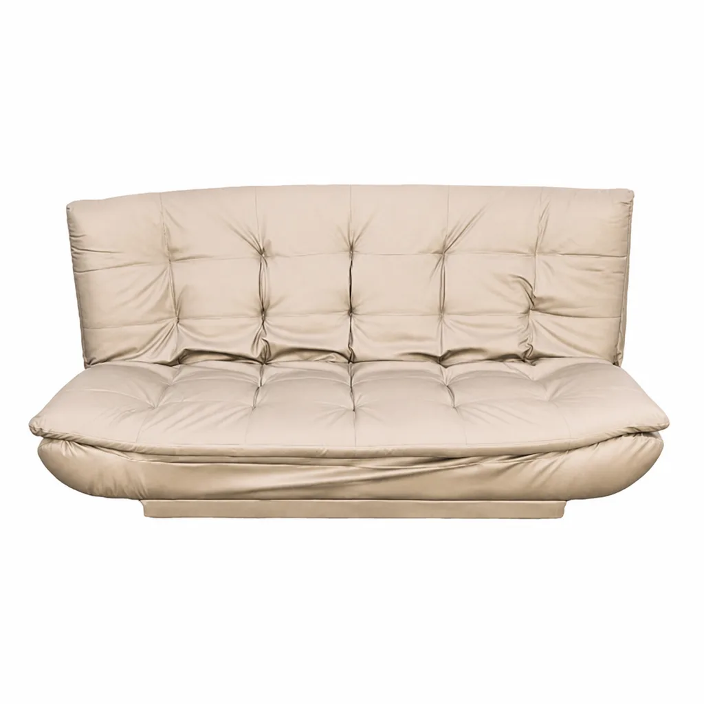 Lifestyle Armless Leather Sleeper Couch