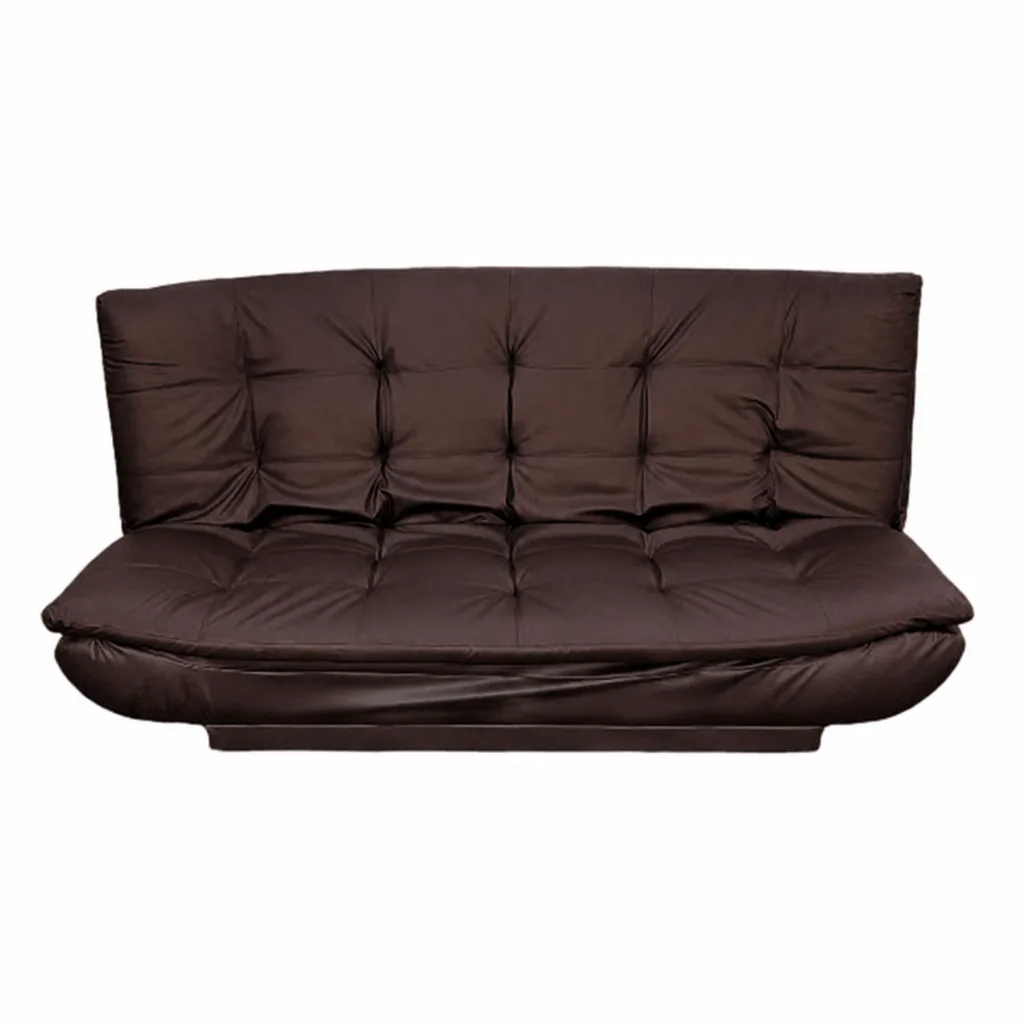 Lifestyle Armless Leather Sleeper Couch