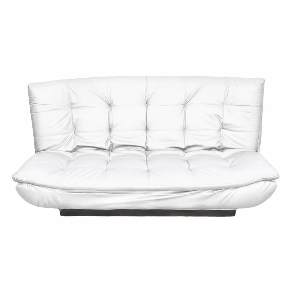 Lifestyle Armless Leather Sleeper Couch