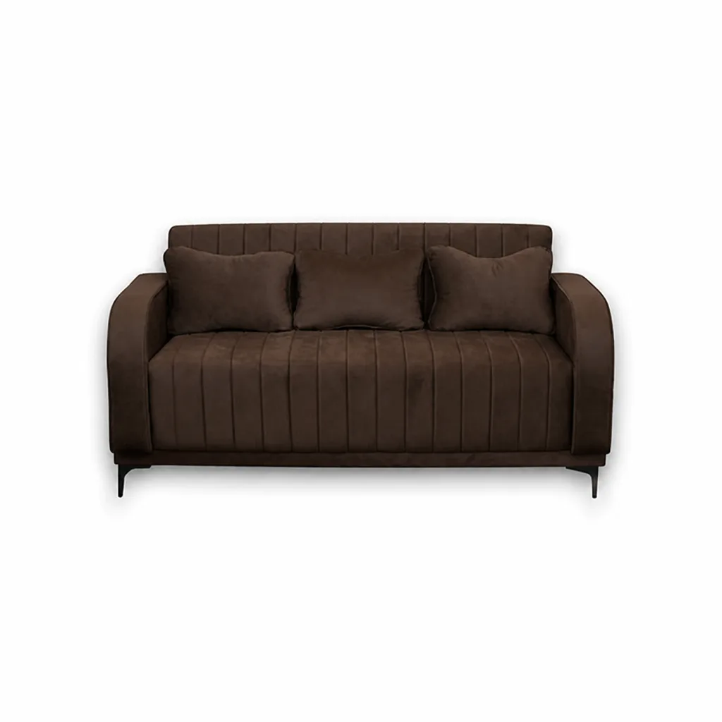 Lifestyle Cozy Sofa Grey Velvet 3 Seater Tuxedo Sofa