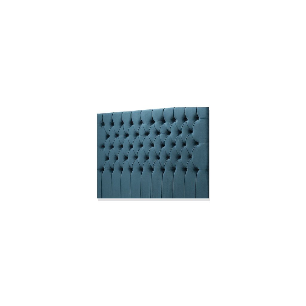 Lifestyle Deep Button Headboard Closeup