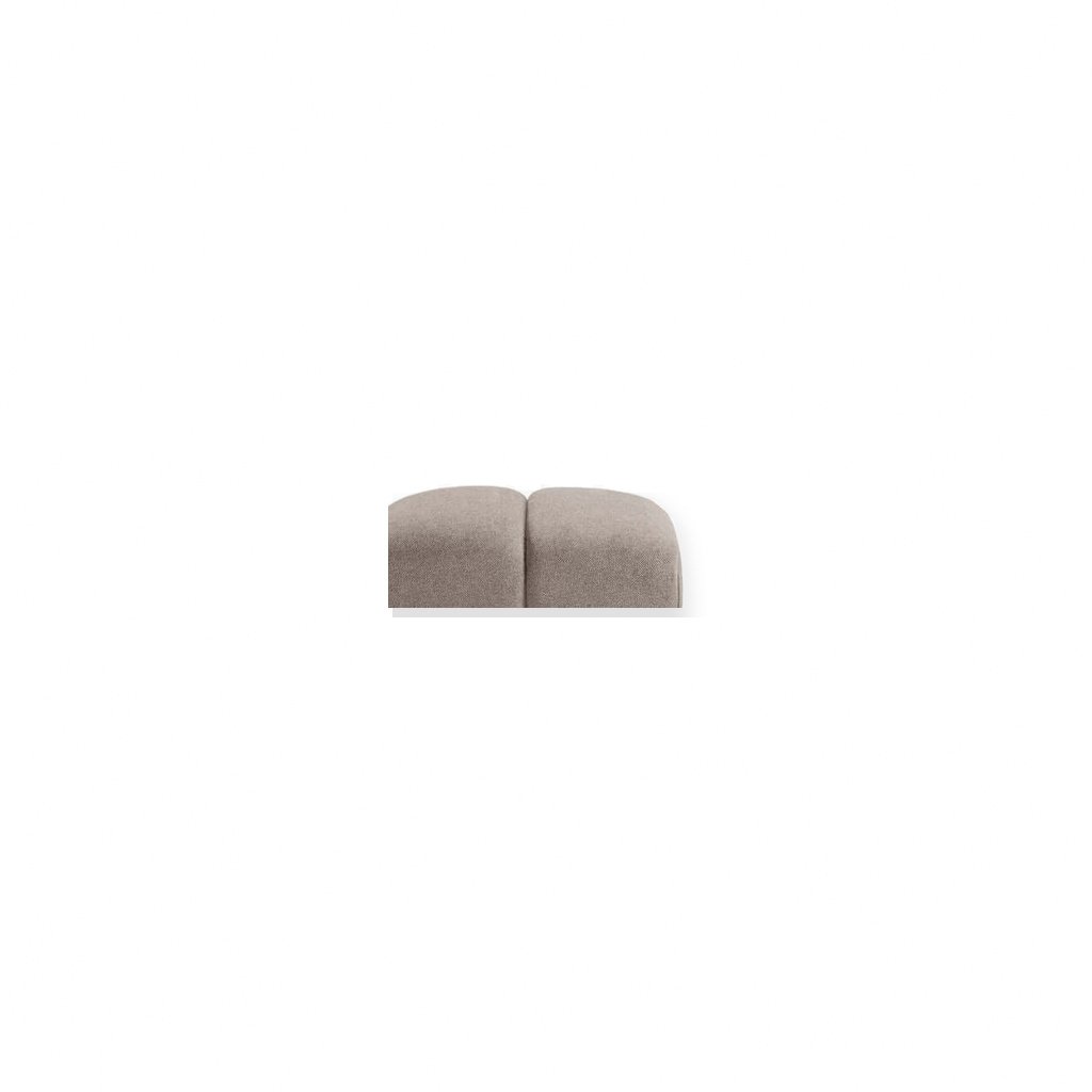 Lifestyle Diana Pouf Upholstered Ottoman Footstool Modern Living Room Furniture Closeup