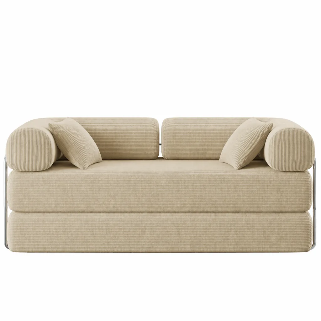 Lifestyle Soft Cloud Sofa Bed 4 In 1 Fold Out Floor Lounger And Sleeper Sofa