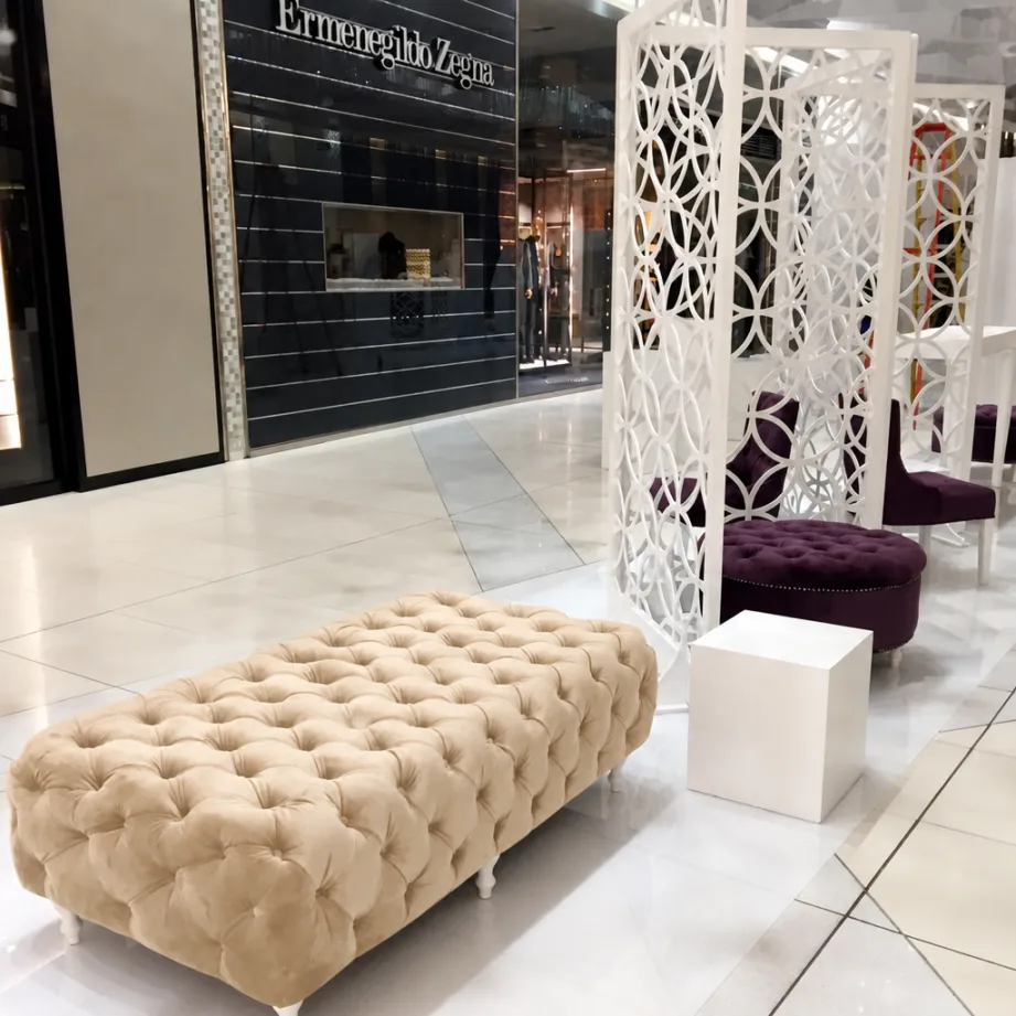 Long Buttoned Ottoman