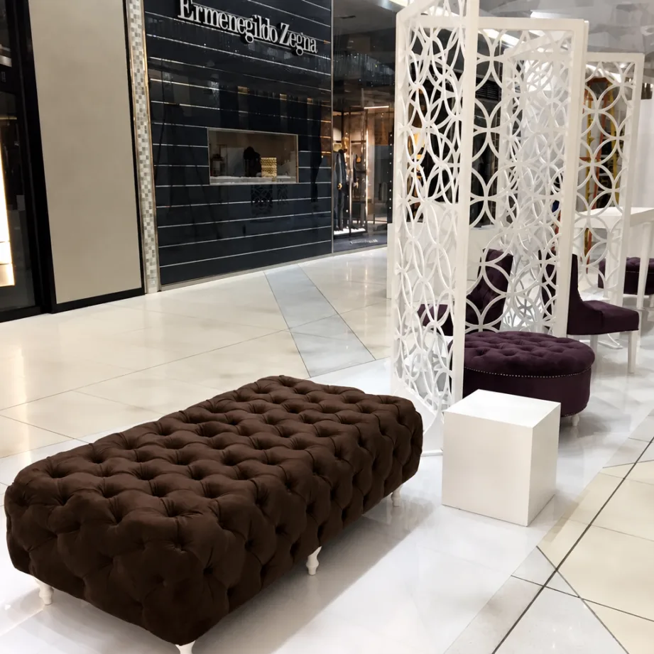 Long Buttoned Ottoman