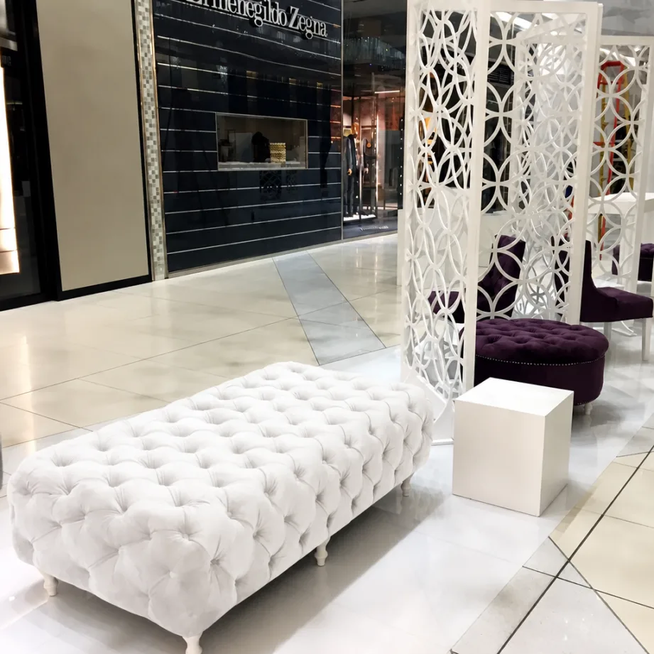 Long Buttoned Ottoman