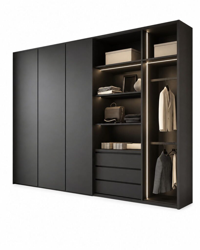 LORENZO ARCHITECTURAL PANEL WARDROBE Alternate