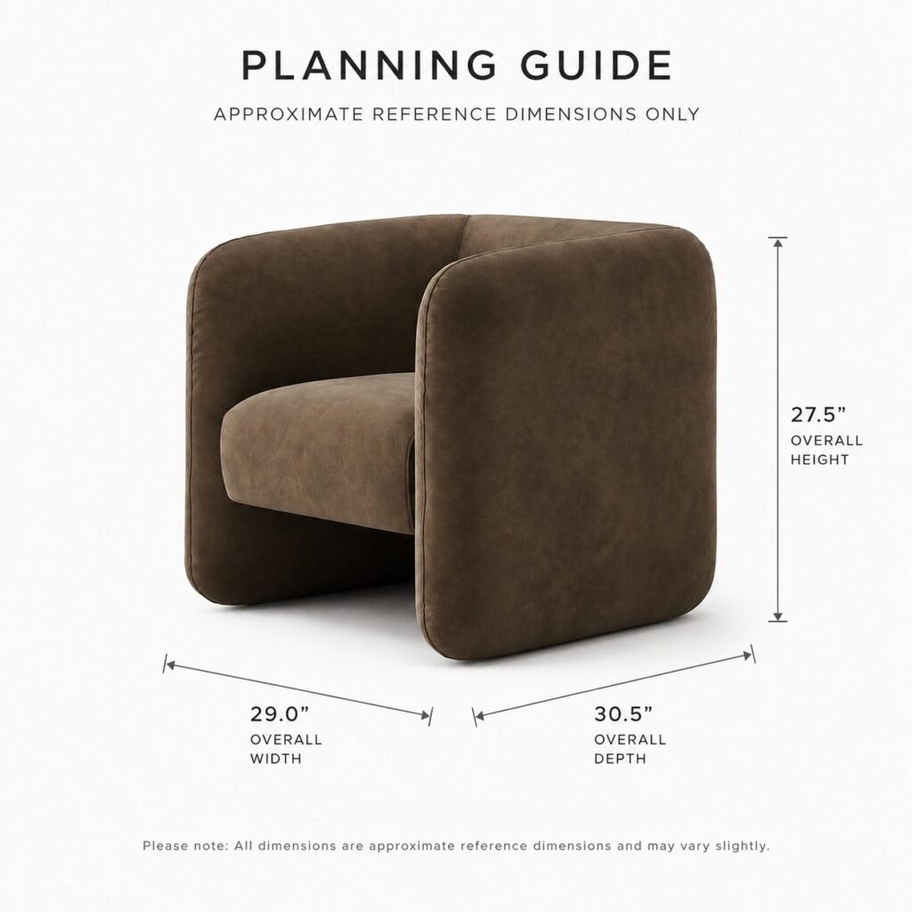 Noah Arm Chair Dimension