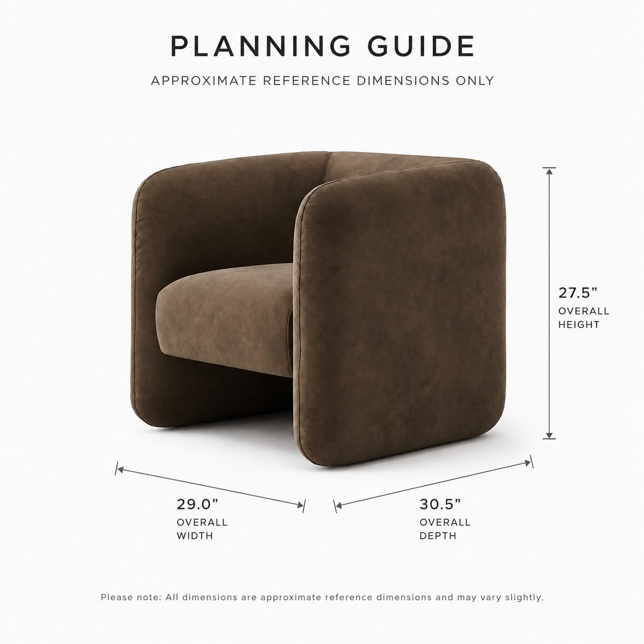 Noah Arm Chair Dimension