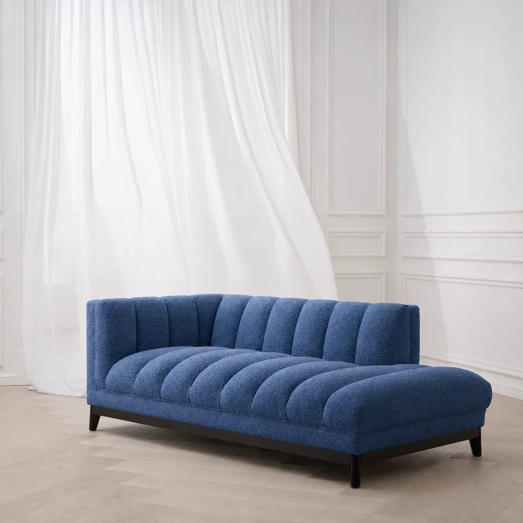 Pearl Flutted Chaise