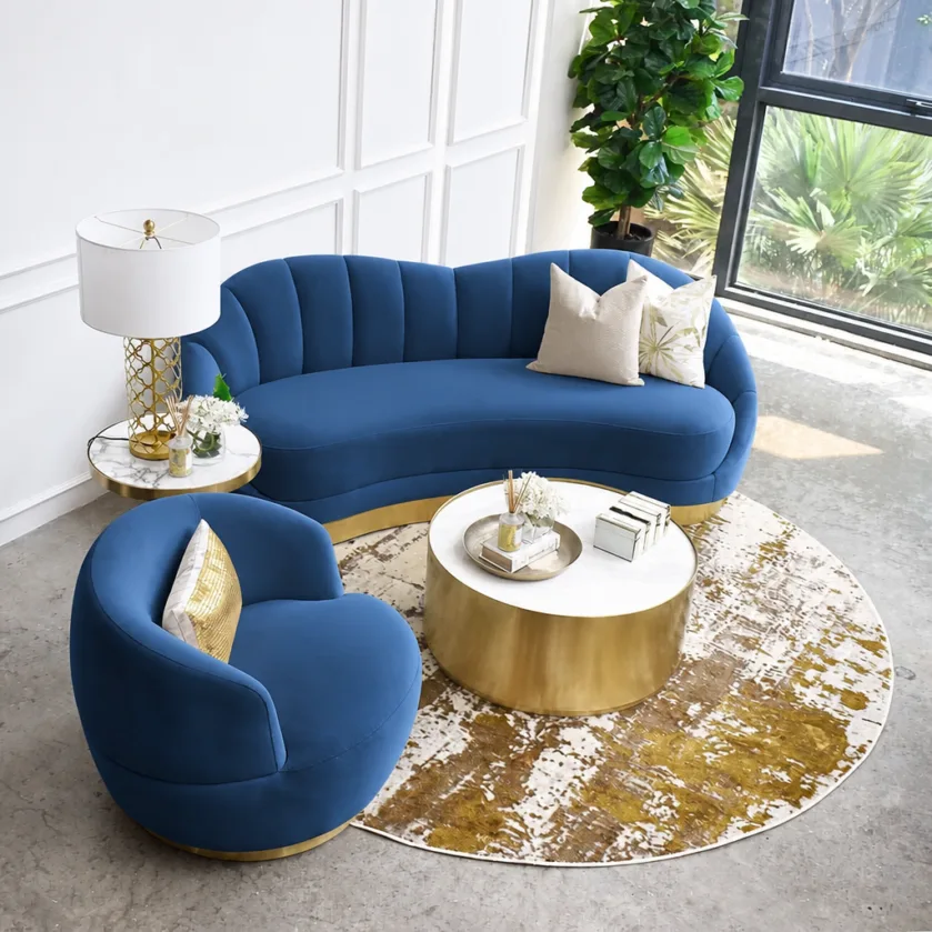 RENZO LUXE CURVED SOFA