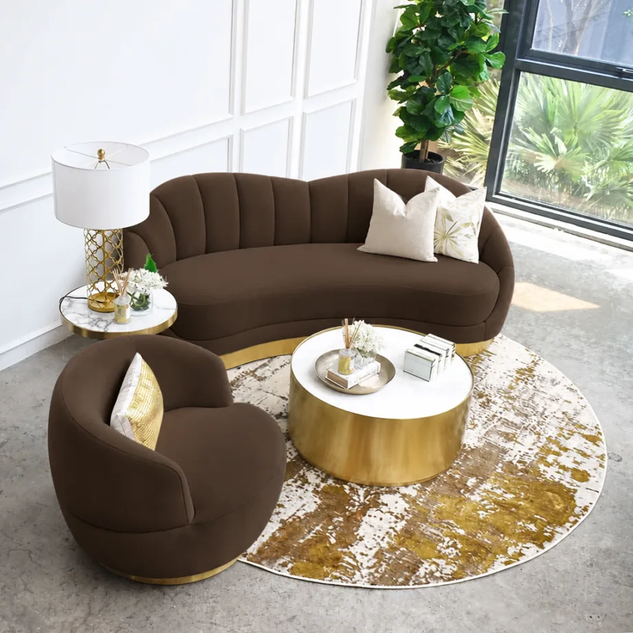 RENZO LUXE CURVED SOFA