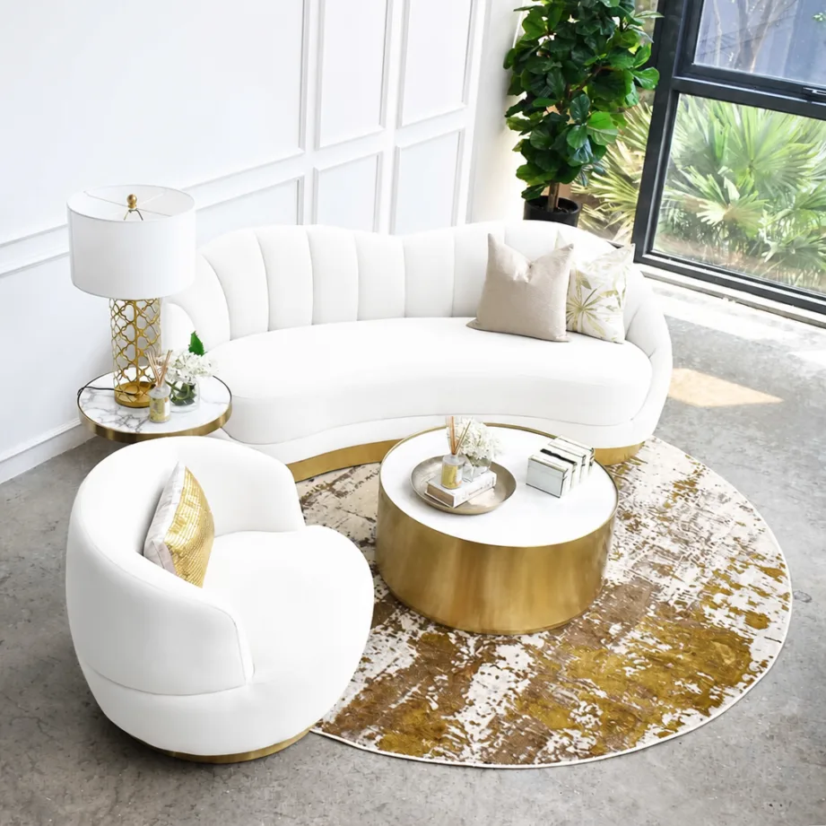 RENZO LUXE CURVED SOFA
