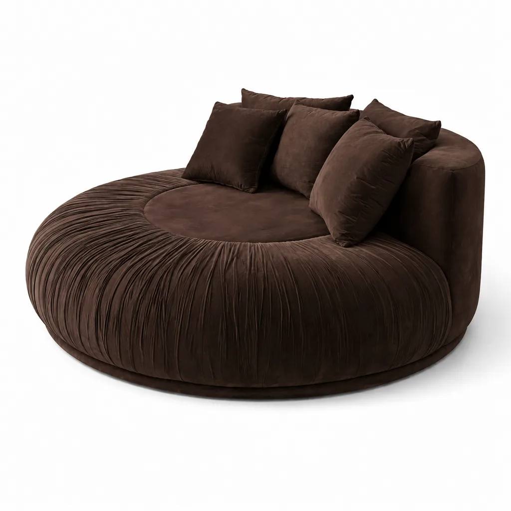 SANDY PLEATED LAZY DAYBED