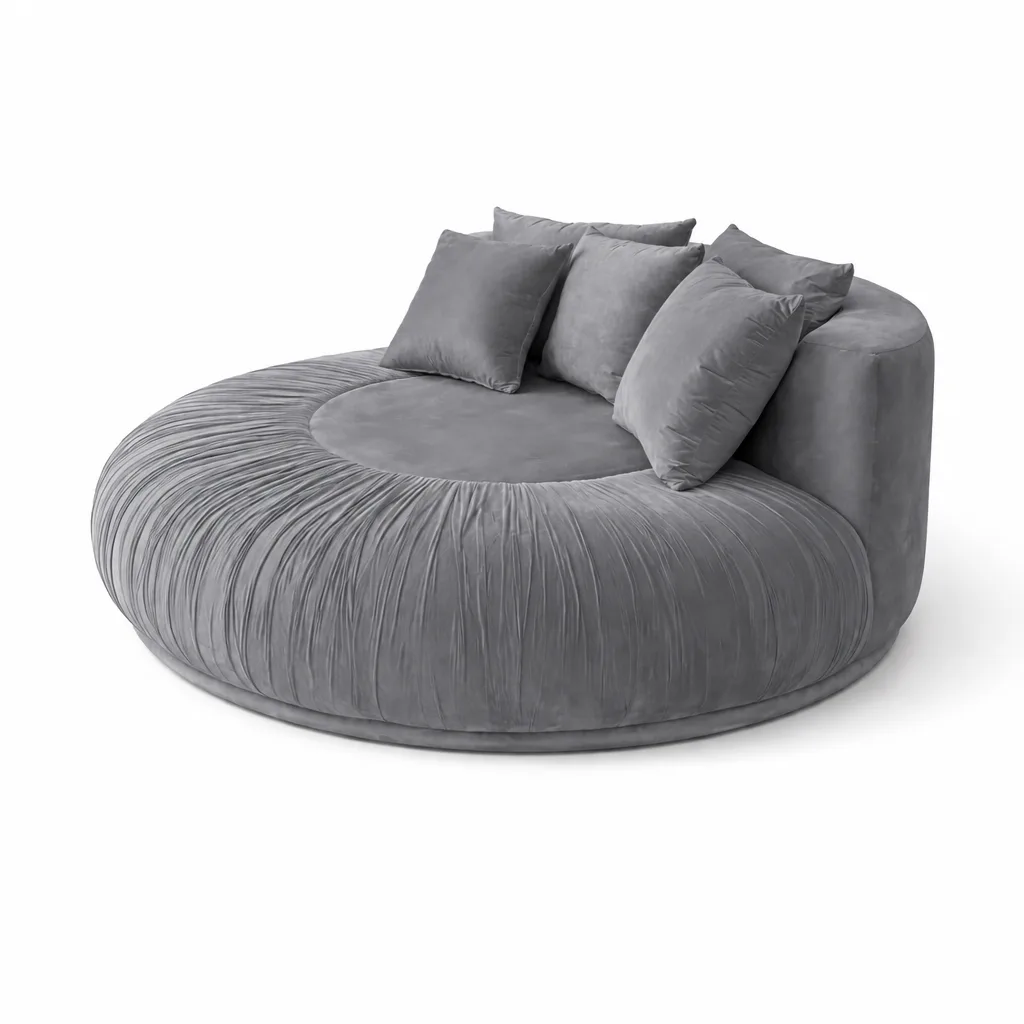 SANDY PLEATED LAZY DAYBED