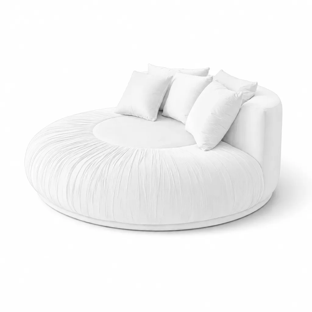 SANDY PLEATED LAZY DAYBED