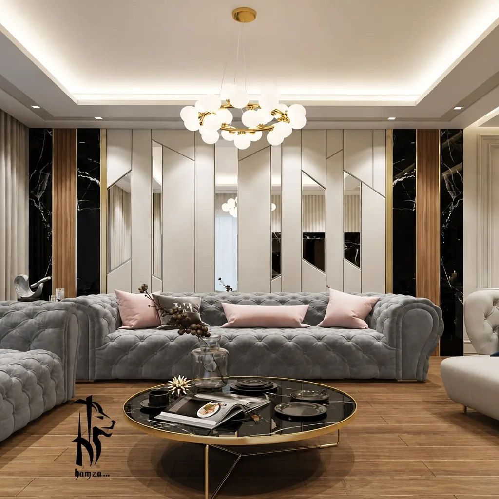 SAVERIO MODERN PANEL SOFA