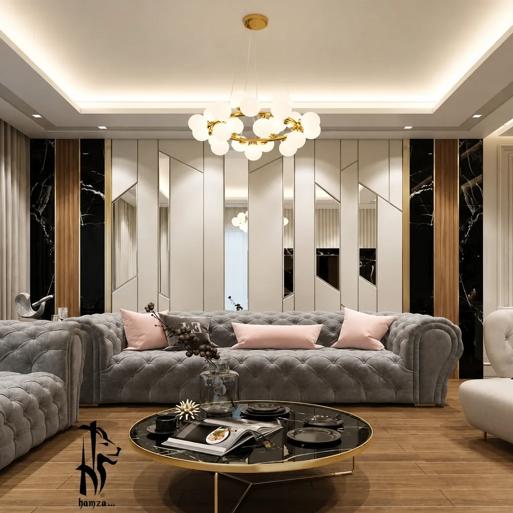 SAVERIO MODERN PANEL SOFA