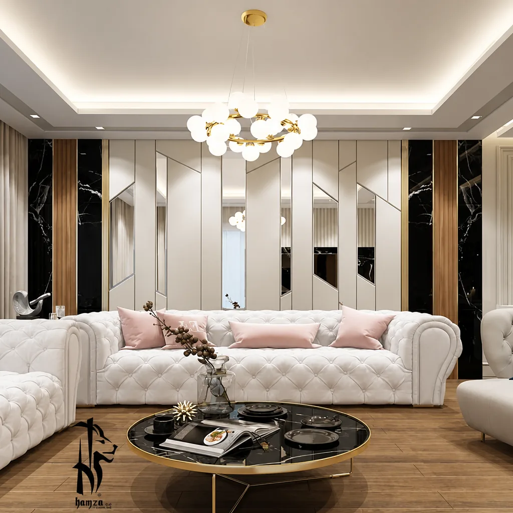 SAVERIO MODERN PANEL SOFA