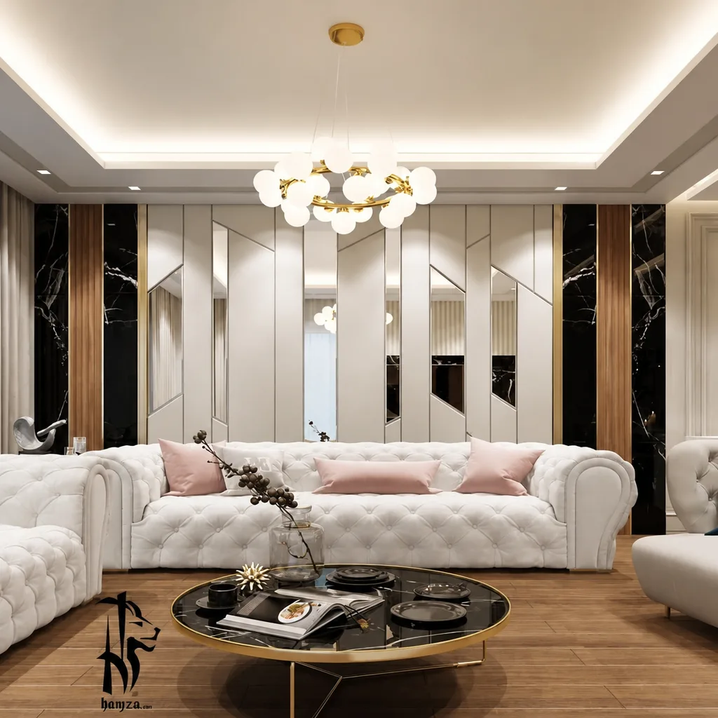 SAVERIO MODERN PANEL SOFA
