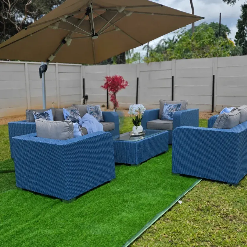 Serenity Woven Outdoor Lounge Set – 5 Piece Patio Collection
