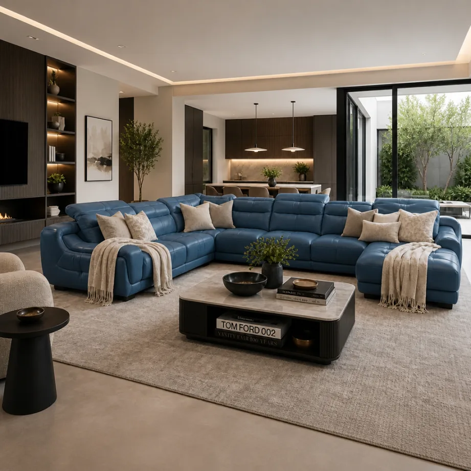 Signature Cream Sectional Sofa