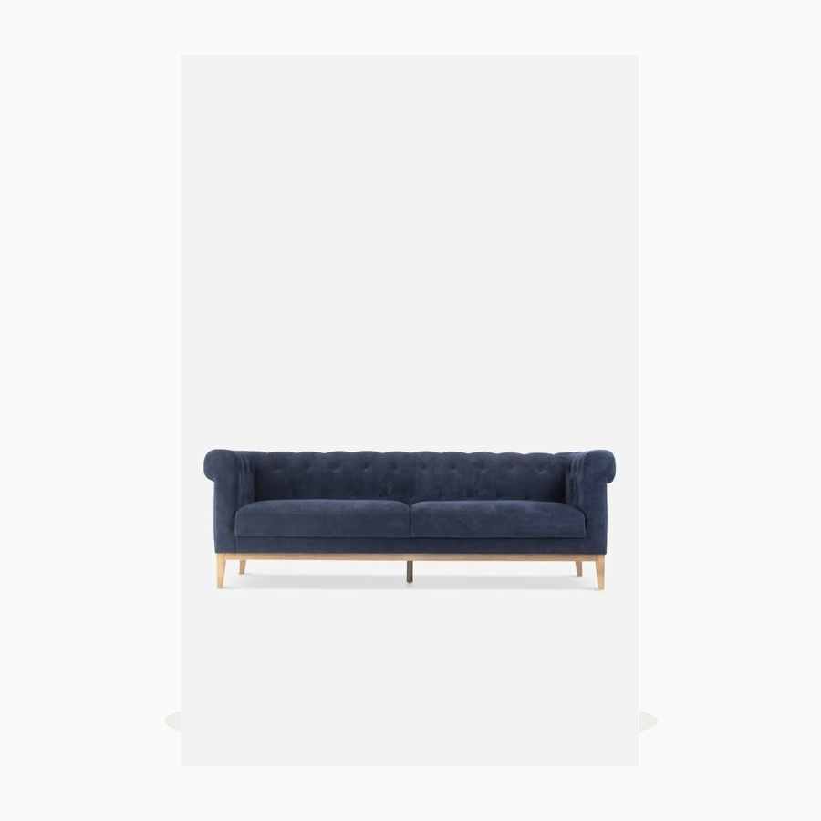 Soho 4 Seater Couch Danny Navy Alternate