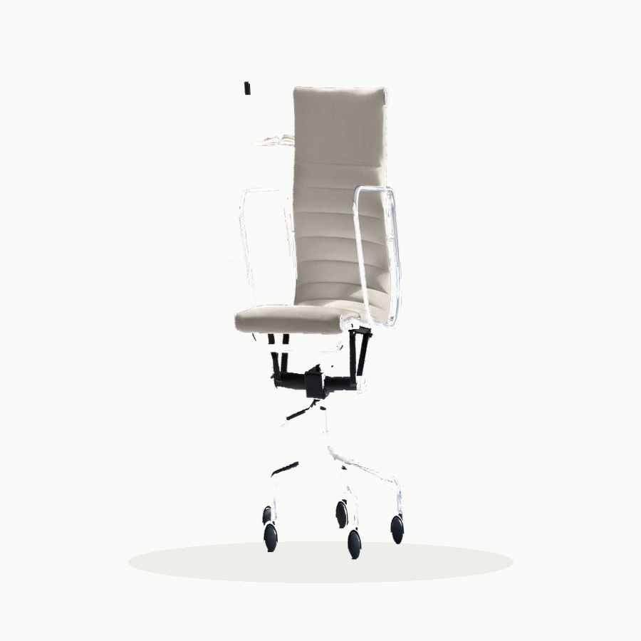 Soho Office Chair - Taupe Side