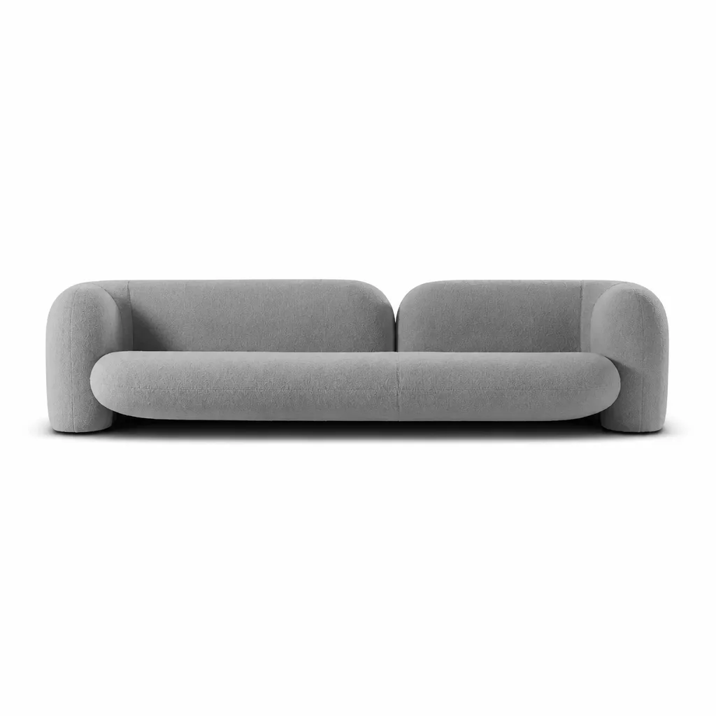 SOPHIA Modern Minimalist Sofa | Luxury Curved Upholstered Couch
