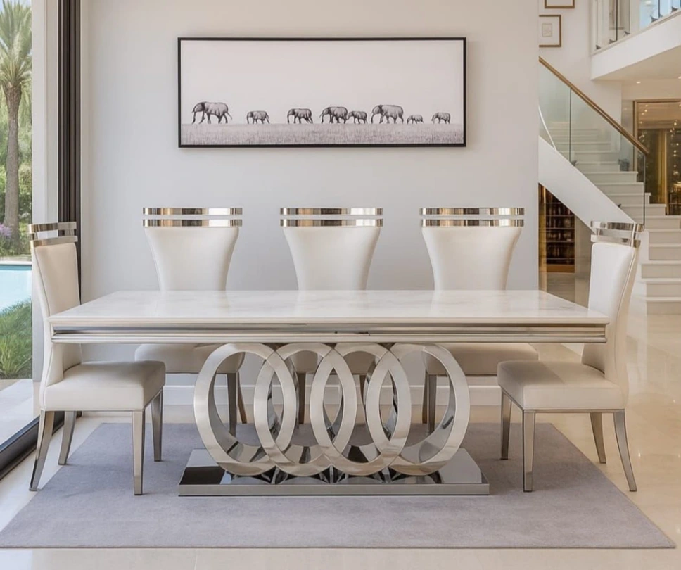 Monaco Royale 6-Seater Luxury Dining Set